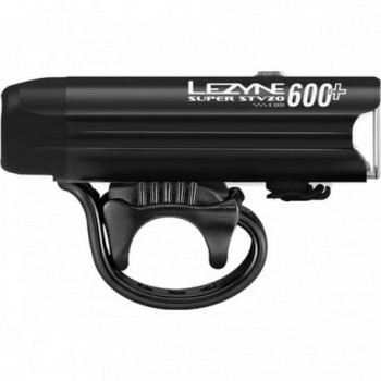 Lezyne Super STVZO 600+ Luce Anteriore Bicicletta, 600 Lumen, Nero Satinato, Batteria USB-C - 3 - Luci - 4710582551697