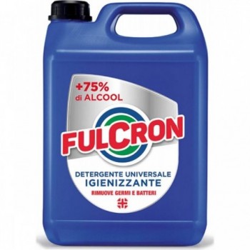 Fulcron Surface Sanitizer 5L with 75% Alcohol for Metal, Plastic, Glass - 1