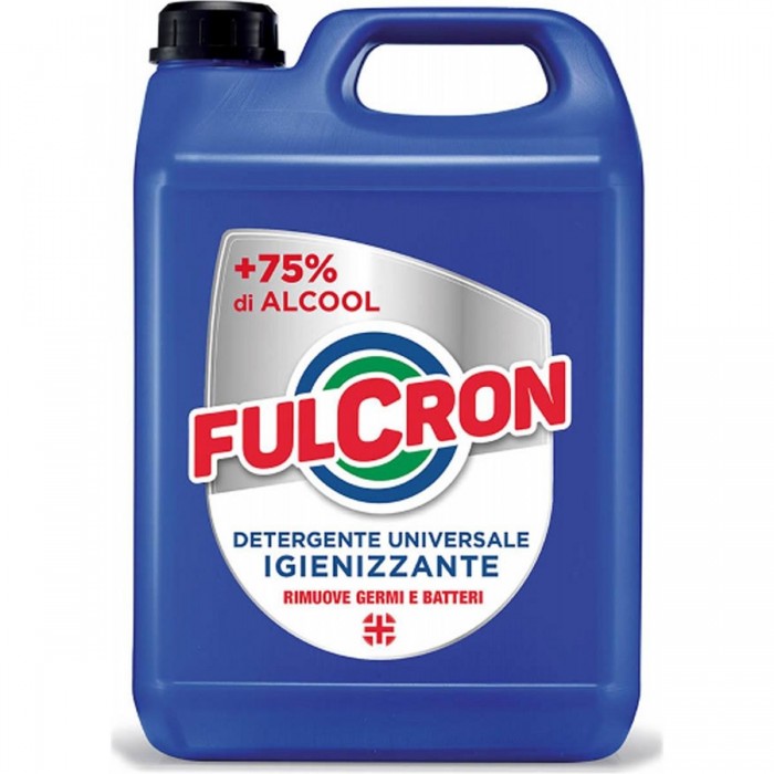 Fulcron Desinfectante Superficies 5L con 75% Alcohol para Metal, Plástico y Vidrio - 1