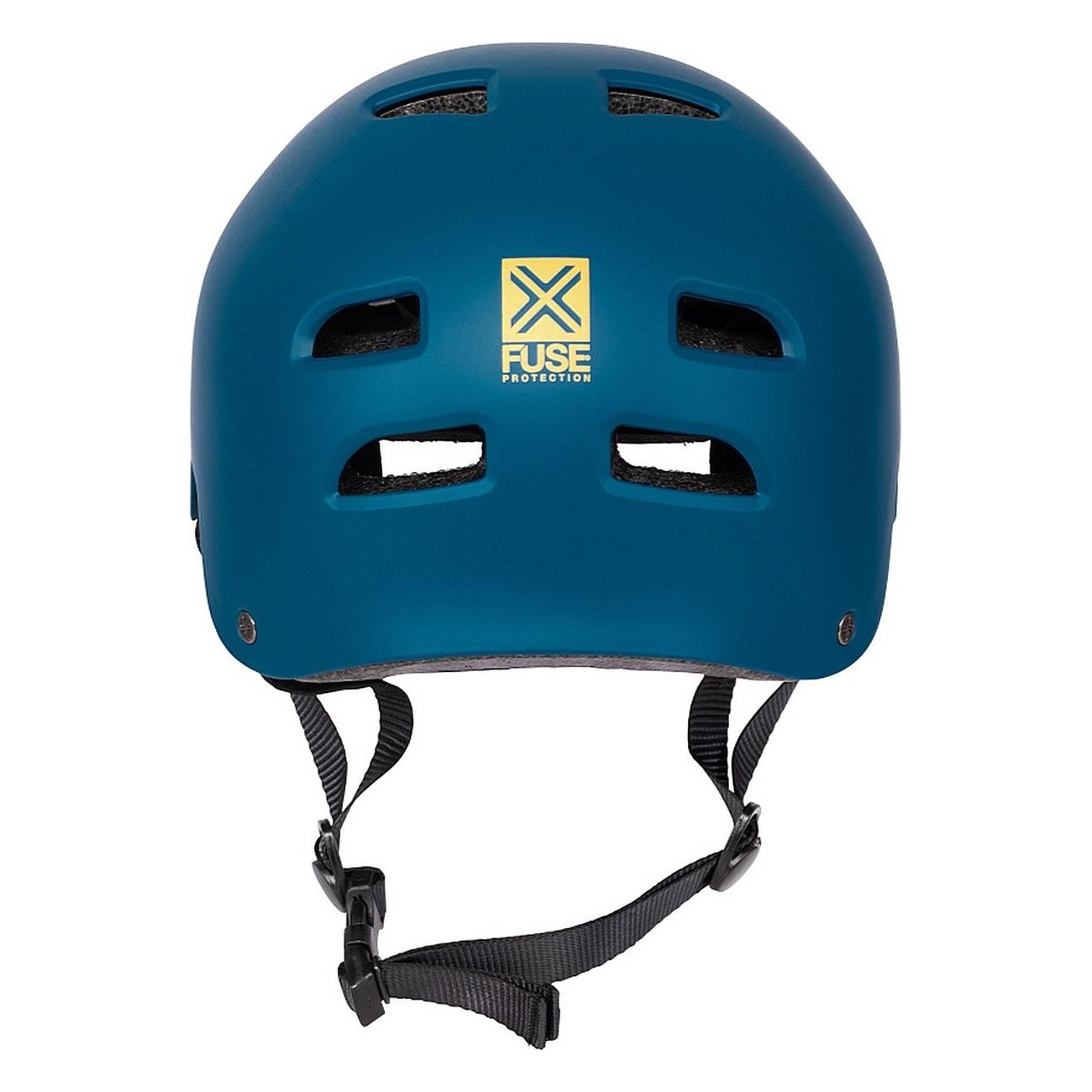 Casco Fuse Alpha L-XL Blu Scuro Opaco con Guscio in ABS e Schiuma EPS - 3 - Caschi - 4055822506762