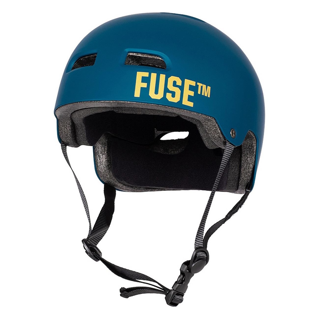 Casco Fuse Alpha L-XL Blu Scuro Opaco con Guscio in ABS e Schiuma EPS - 4 - Caschi - 4055822506762