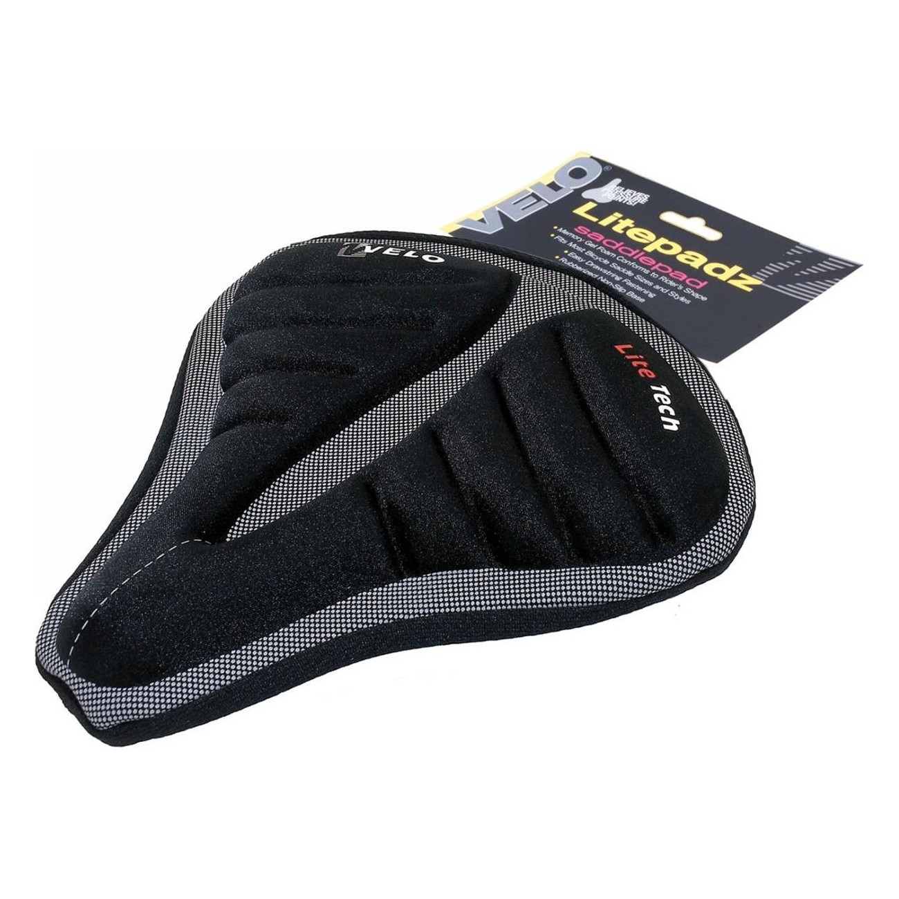 VELO LiteTECH Black Saddle Cover 260x235 mm - Compatible with Eurocard - 2