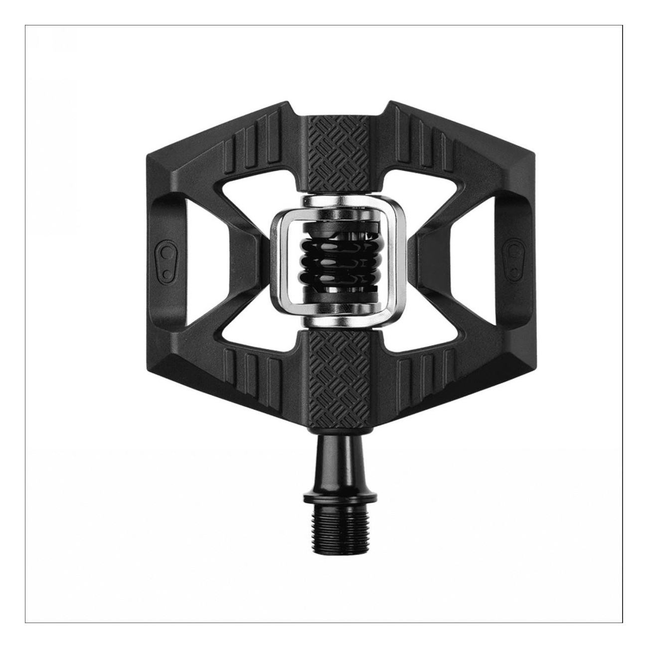 Pedali CRANKBROTHERS Double Shot 1 Dual Function per MTB, Città e Trekking - Nero, Composito, 331g - 1 - Pedali - 0641300161796