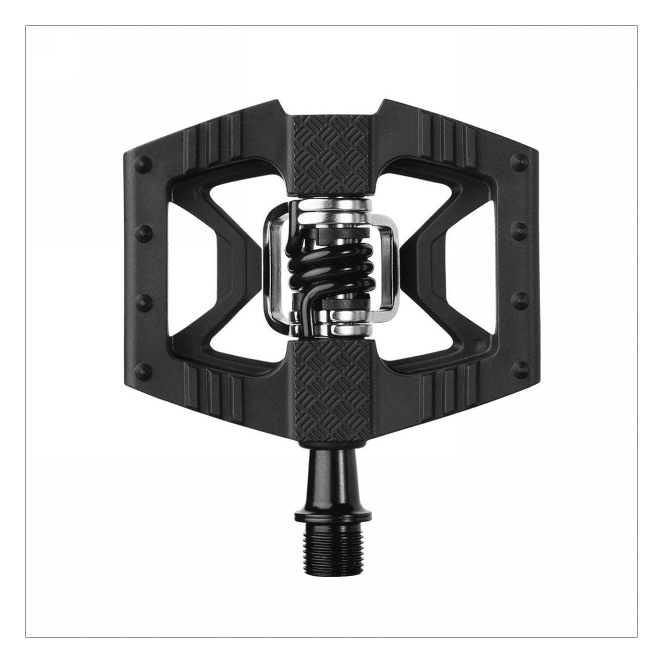 Pedali CRANKBROTHERS Double Shot 1 Dual Function per MTB, Città e Trekking - Nero, Composito, 331g - 2 - Pedali - 0641300161796