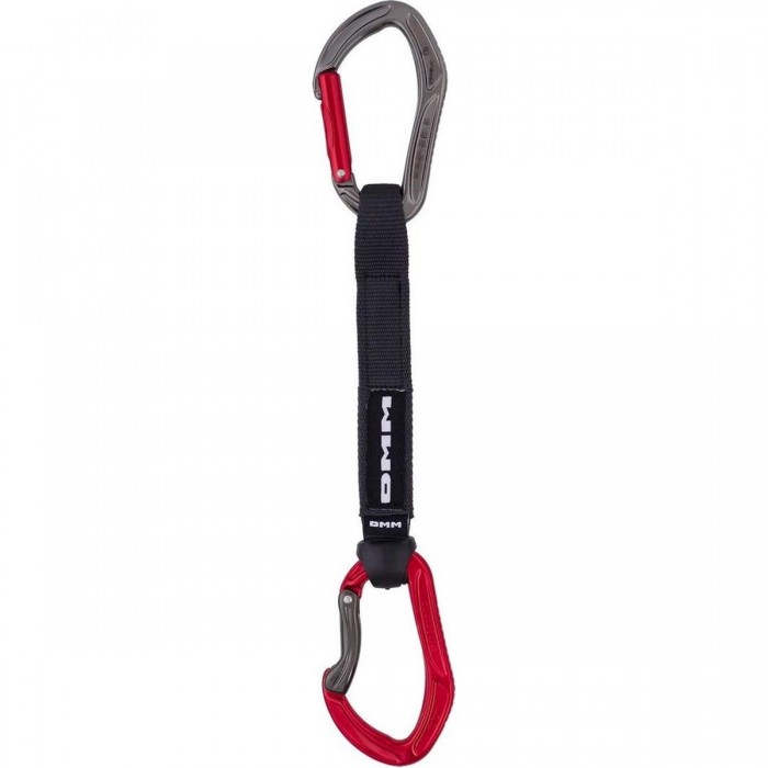 Rinvio Rapido Alpha Sport 18cm Rosso con Carabine Alpha per Arrampicata Sportiva - 1 - Rinvii - 5031290204668