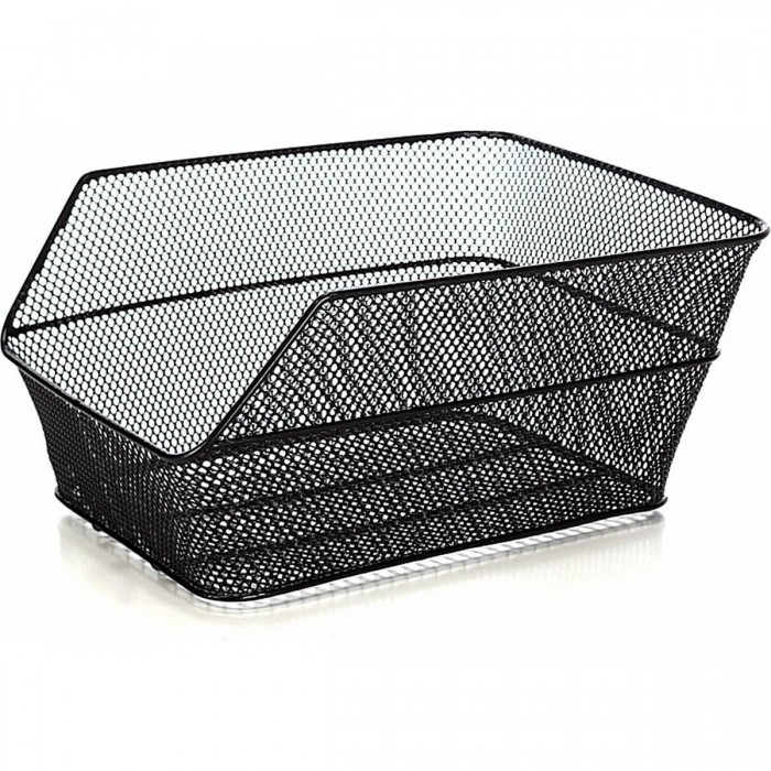 Black Wire Rear Basket in Coated Iron 30x39x17 cm - Luxury Series - 1