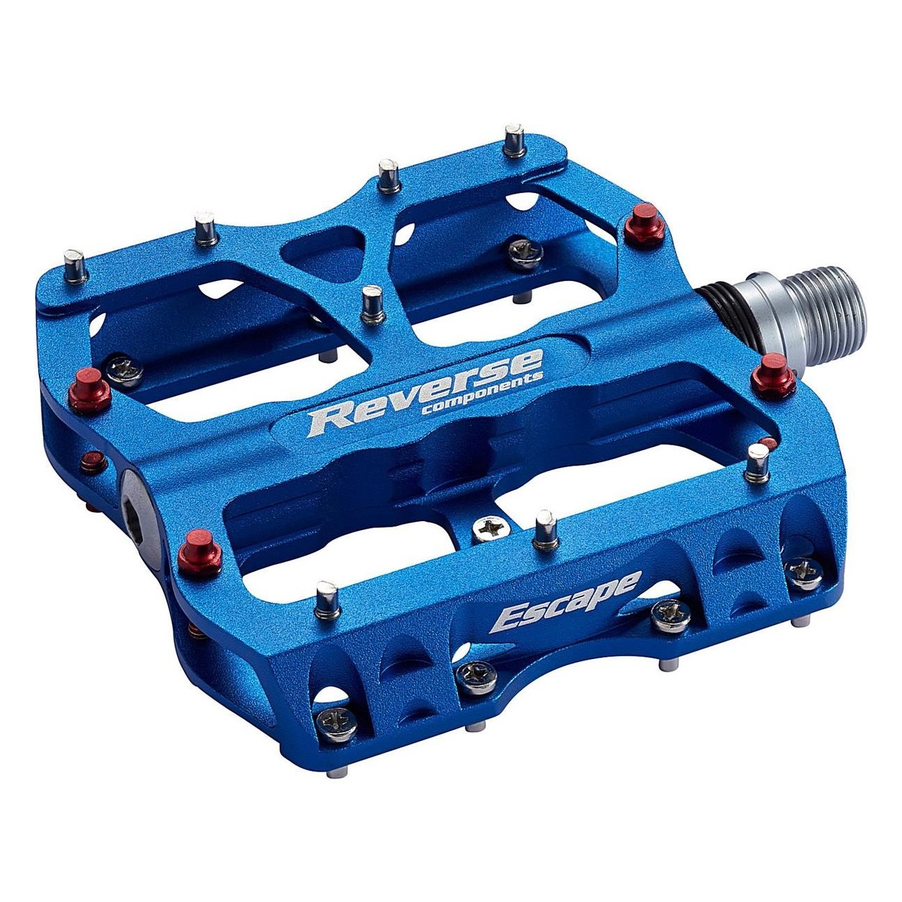 Rückwärts-Pedal für MTB - Blau, Robust und Leicht aus Aluminium - 1