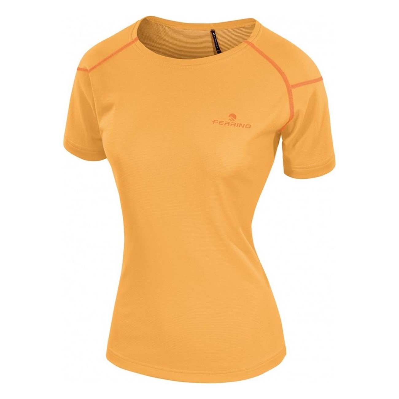 Kasai Women's T-Shirt Orange S 100% Recycled Odor-Resistant - 1