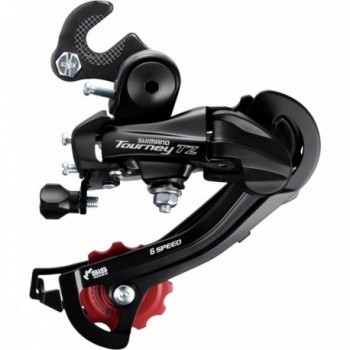 Desviador Trasero Shimano Tourney RD-TZ500 6 Velocidades Negro 34 Dientes - 1