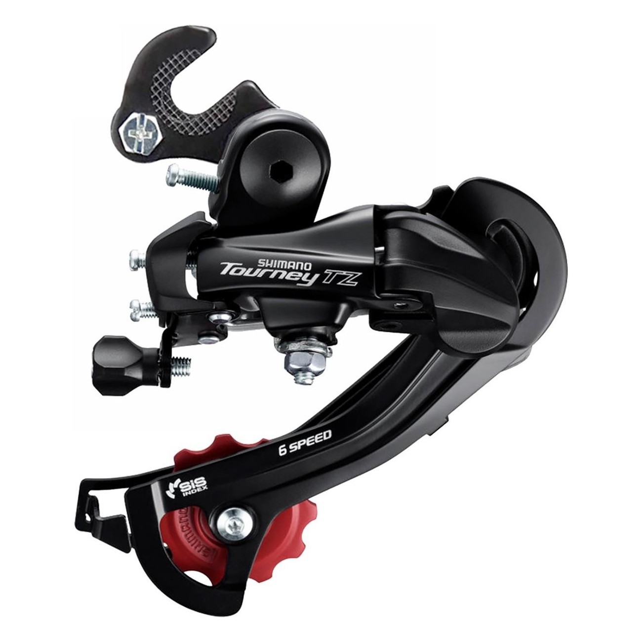 Desviador Trasero Shimano Tourney RD-TZ500 6 Velocidades Negro 34 Dientes - 1