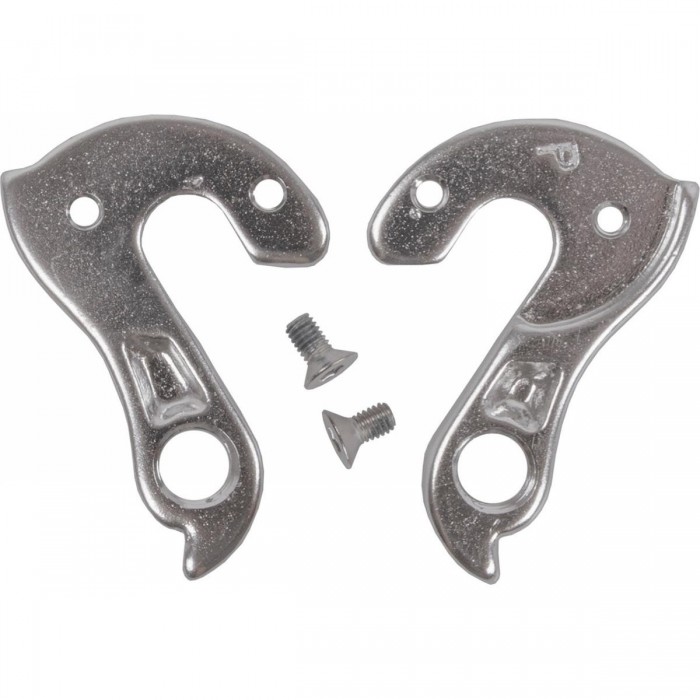 Silver Aluminum Derailleur Hook S17 with Included Screws MV - 1