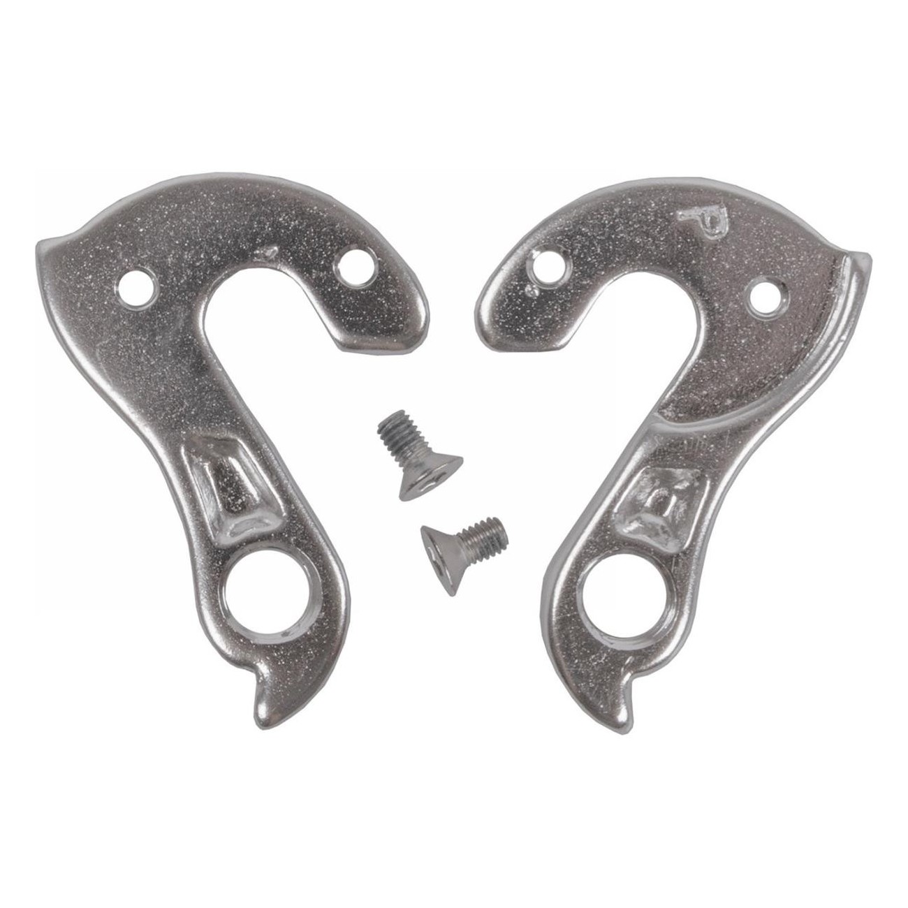 Silver Aluminum Derailleur Hook S17 with Included Screws MV - 1