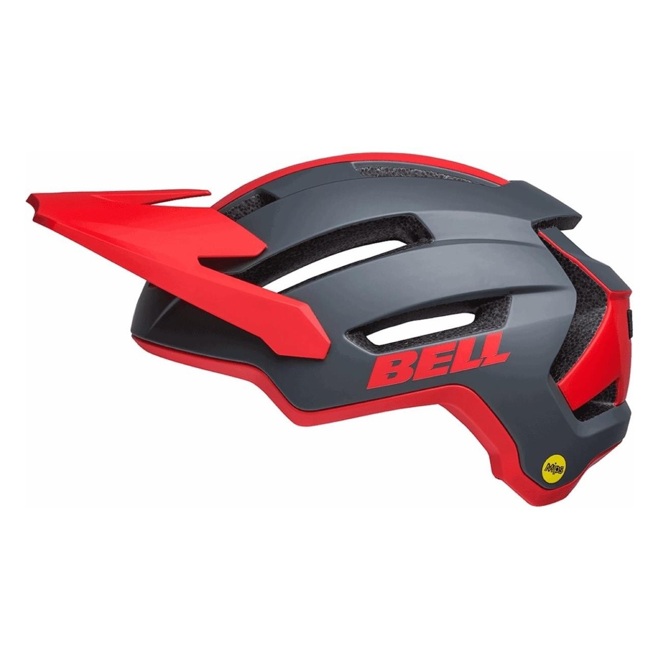 Casco 4Forty Air MIPS Grigio/Rosso - Taglia M (58-62 cm) con Design Elegante e Sicurezza Avanzata per Trail - 2 - Caschi - 07686