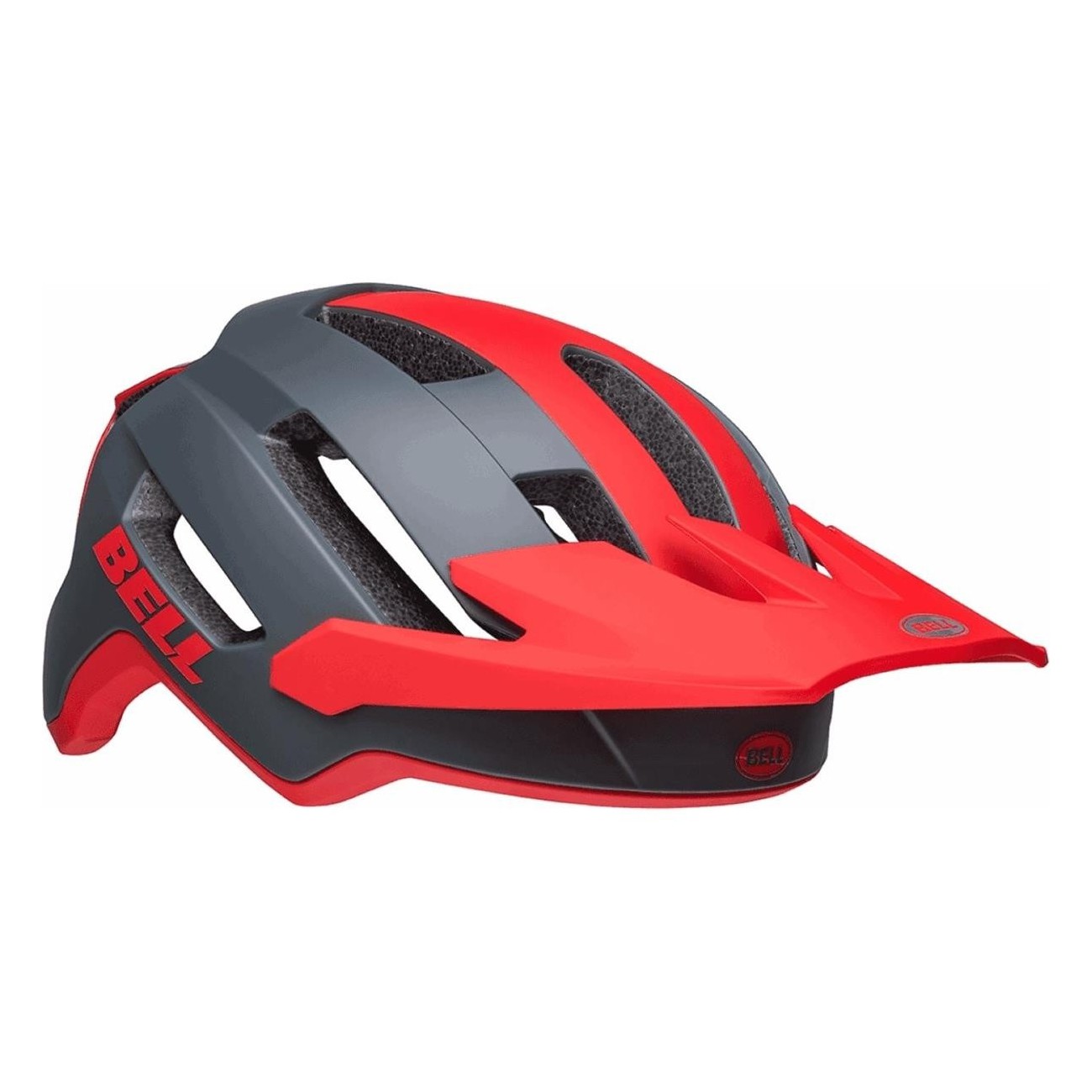 Casco 4Forty Air MIPS Grigio/Rosso - Taglia M (58-62 cm) con Design Elegante e Sicurezza Avanzata per Trail - 5 - Caschi - 07686