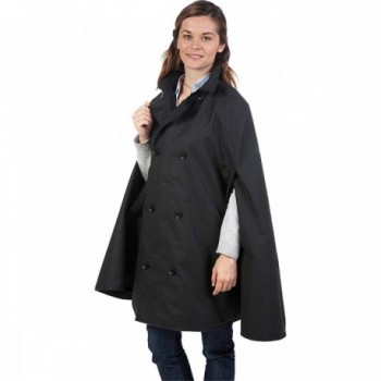 Capa Impermeable Tabello Gris Oscuro Talla M para Bicicleta - Unisex, Impermeable y Reflectante - 1