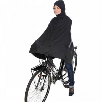 Manteau de pluie Tabello Gris Foncé Taille M pour Vélo - Unisexe, Imperméable et Réfléchissant - 2