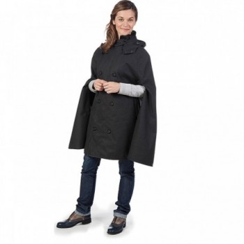 Mantella Antipioggia Tabello Grigio Scuro Taglia M per Bicicletta - Unisex, Impermeabile e Riflettente - 4 - Poncho pioggia - 80