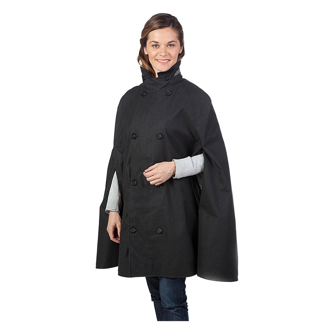 Capa Impermeable Tabello Gris Oscuro Talla M para Bicicleta - Unisex, Impermeable y Reflectante - 5