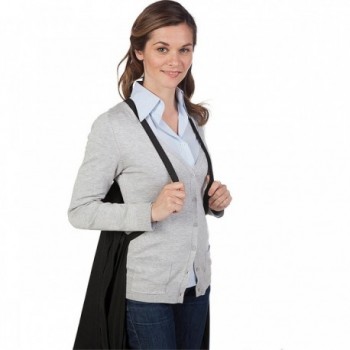 Capa Impermeable Tabello Gris Oscuro Talla M para Bicicleta - Unisex, Impermeable y Reflectante - 7