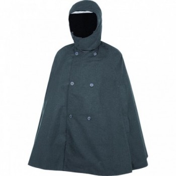 Capa Impermeable Tabello Gris Oscuro Talla M para Bicicleta - Unisex, Impermeable y Reflectante - 10