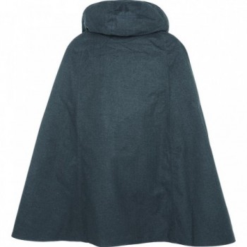 Dark Gray M Size Rain Poncho for Bicycle - Unisex, Waterproof & Reflective - 11