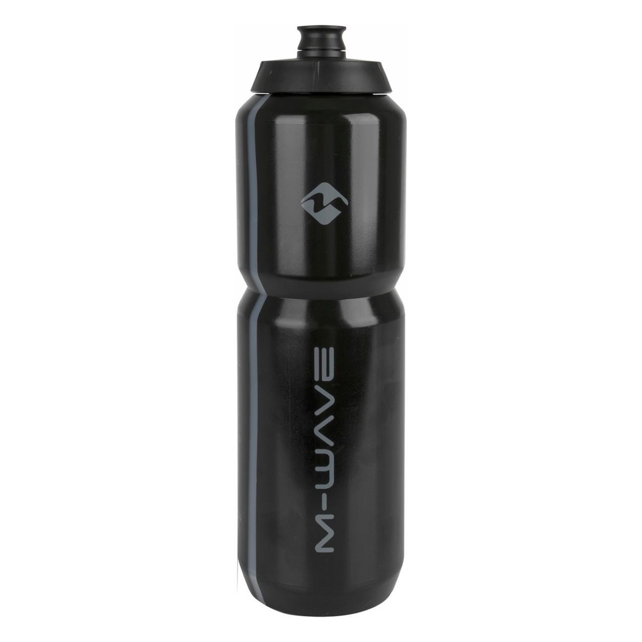 M-Wave PBO 1000 ml Black Plastic Water Bottle - 1