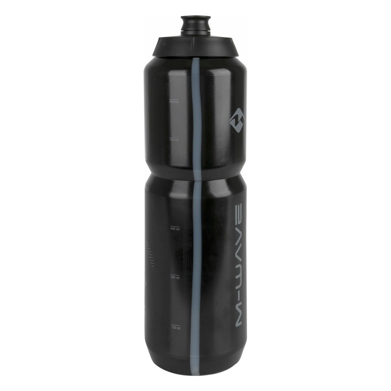 Borraccia M-Wave PBO 1000 ml in Plastica Nera - 2 - Borracce - 0887539036874