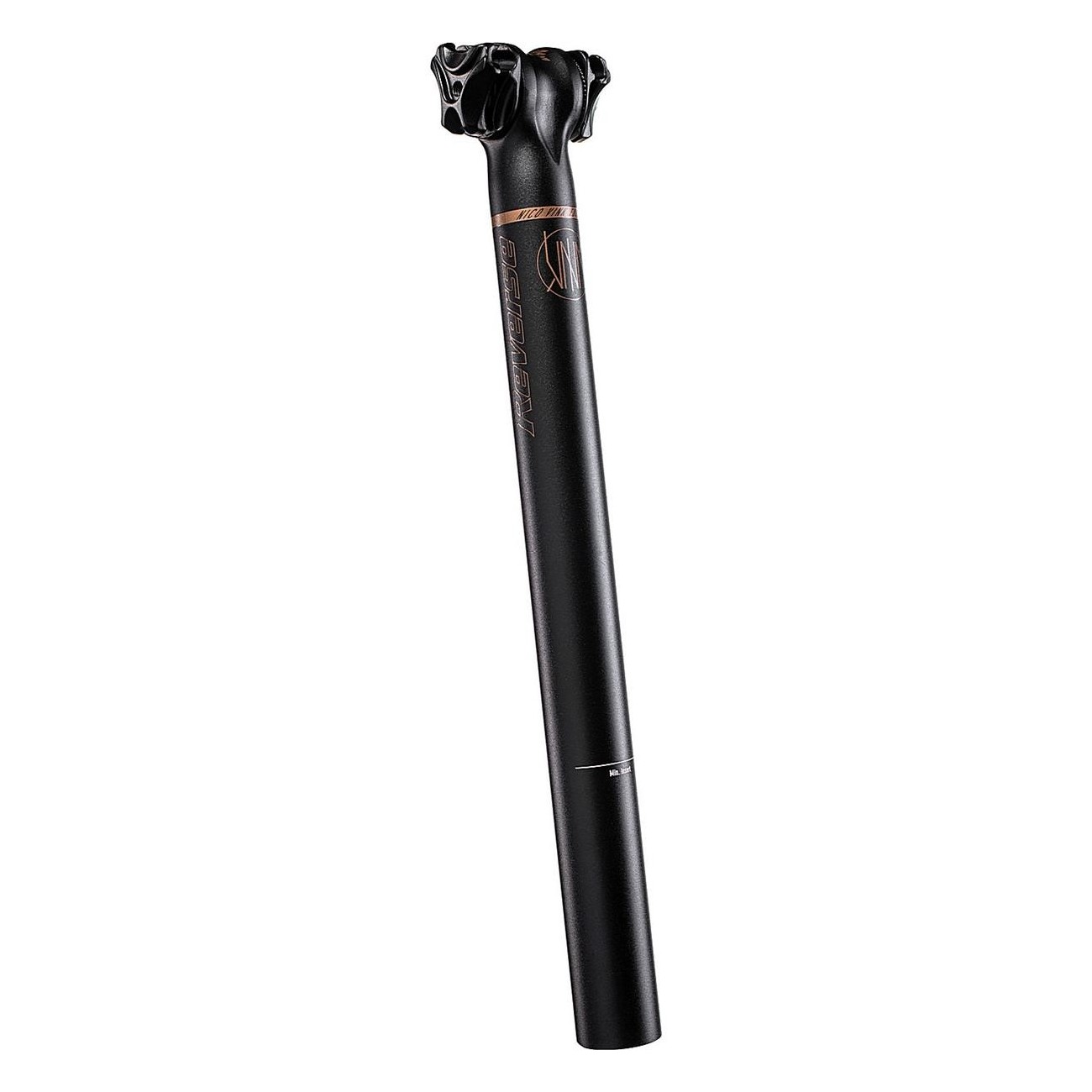 Reverse Nico Vink Seatpost Ø31.6mm 350mm Signature Black-Copper - Sturdy & Adjustable - 1