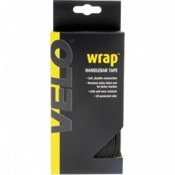 Black VELO Handlebar Tape with Plugs and Adhesive - 2x160 cm - 5