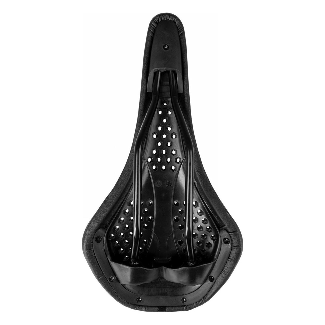 Selle Velo Airthru Gel Noir Mat 268g pour Cyclisme Route, VTT et Triathlon - 3