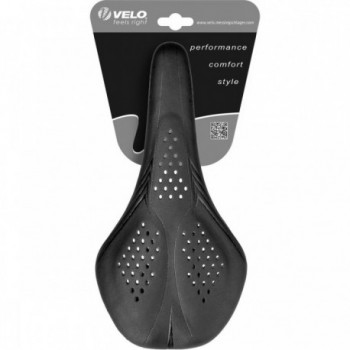 Selle Velo Airthru Gel Noir Mat 268g pour Cyclisme Route, VTT et Triathlon - 7