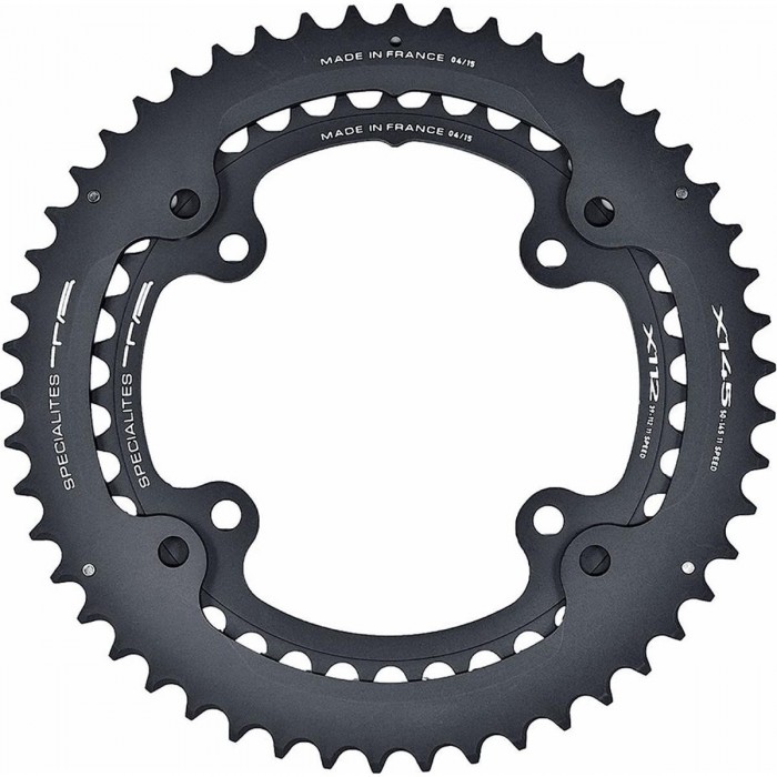 Couronne Simple 11V 51 Dents Anthracite Campagnolo BCD 145mm 4 Bras - 1