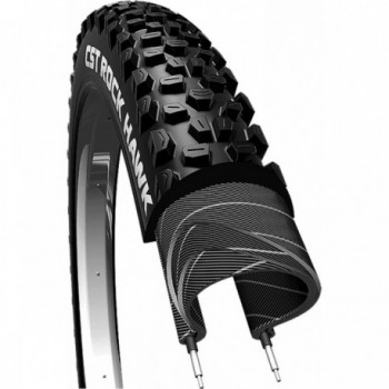 Neumático MTB 29x2.25 CST Rock Hawk Rígido Negro para E-Bike - Excelente Agarre - 1