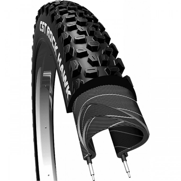 CST Rock Hawk 29x2.25 MTB Tire for E-Bike - Optimal Grip on Tough Terrain - 1