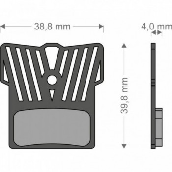 Lightech Disc Brake Pads Compatible with Shimano, FSA, and Rever - 1