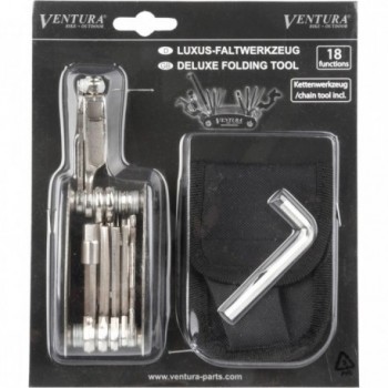 Outil Pliable Ventura 18 Fonctions Noir avec Riveteuse pour Chaîne et Clés Allen - 3