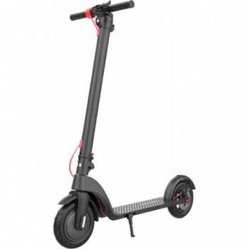 Trottinette Électrique Anlen SL Noire 350W avec Prise EU/UK, Cadre en Aluminium, Autonomie 25 km, Frein à Disque et LED - 1