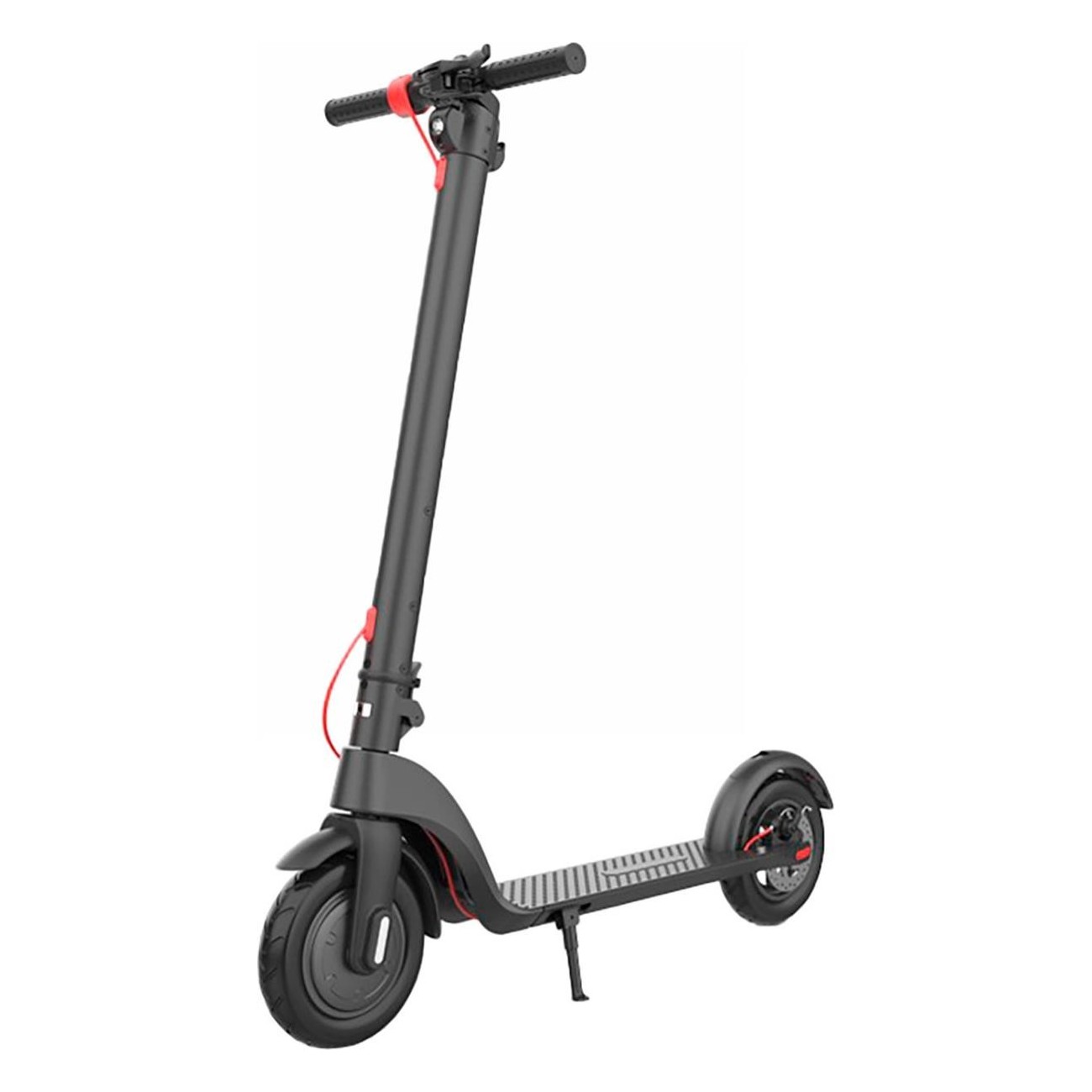 Trottinette Électrique Anlen SL Noire 350W avec Prise EU/UK, Cadre en Aluminium, Autonomie 25 km, Frein à Disque et LED - 1