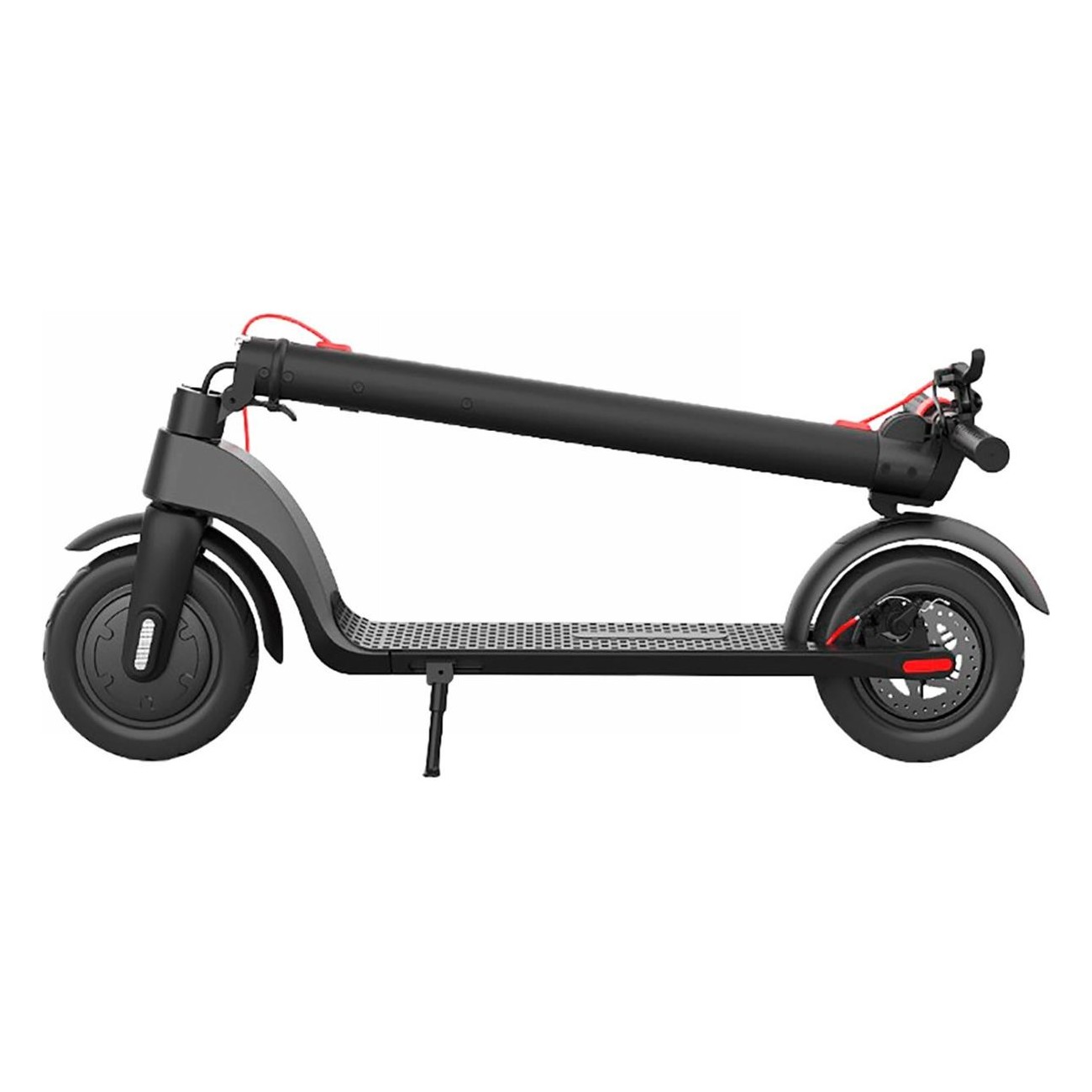 Elektrischer Roller Anlen SL Schwarz 350W mit EU/UK-Stecker, Aluminiumrahmen, 25 km Reichweite, Scheibenbremse und LED - 3