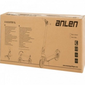 Anlen SL Black Electric Scooter 350W with EU/UK Plug, 25 km Range - 4