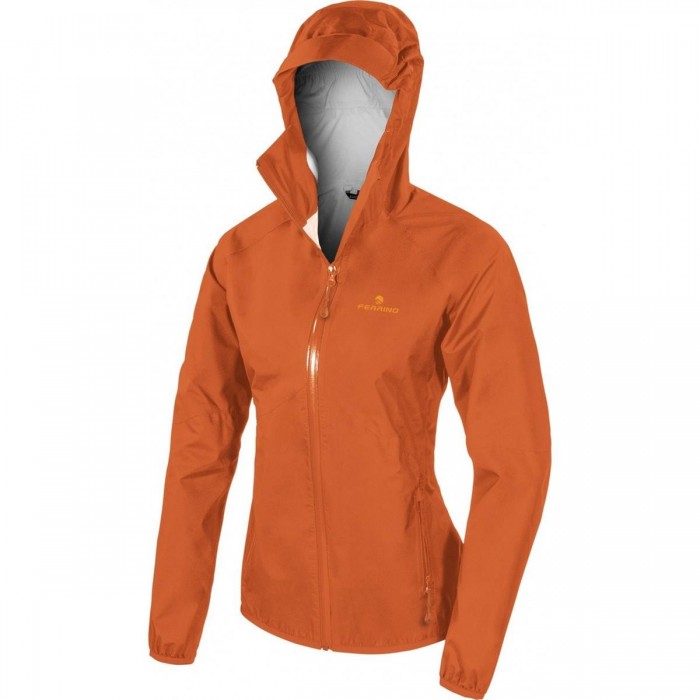 Damenjacke Kunene XS Orange Wasserdicht Atmungsaktiv Trail Running - 1