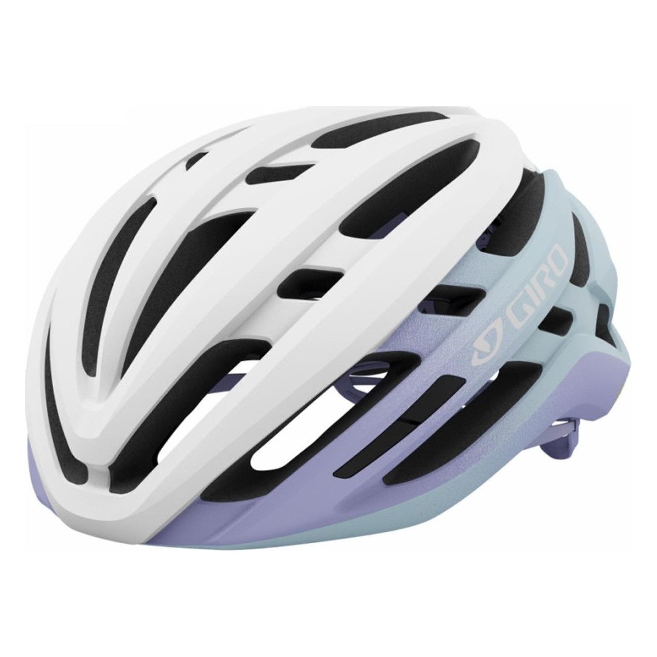 Casco carretera Giro Agilis M Blanco/Lila 55-59 cm - versión no mips - 1