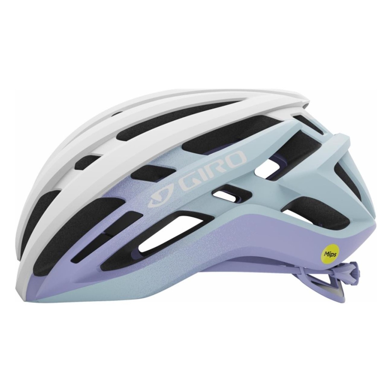 Casco carretera Giro Agilis M Blanco/Lila 55-59 cm - versión no mips - 2