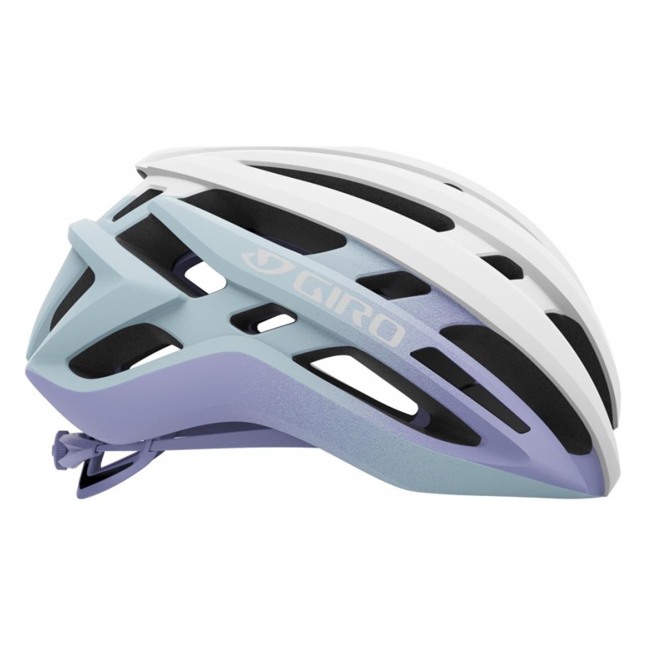 Casco da Strada Giro Agilis M Bianco/Lilla 55-59 cm - versione non mips - 4 - Caschi - 0196178176859