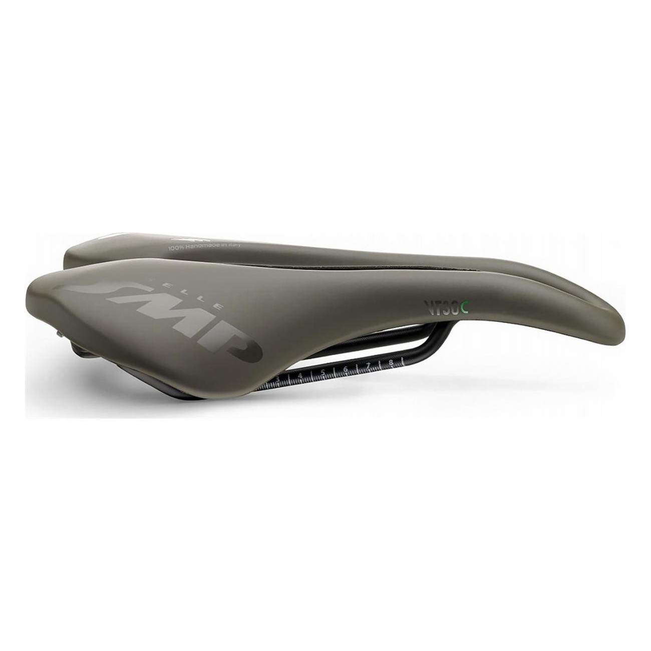 4bike VT30C Gravel Ergonomic Saddle Black - Made in Italy, Comfort & Sustainability - 4