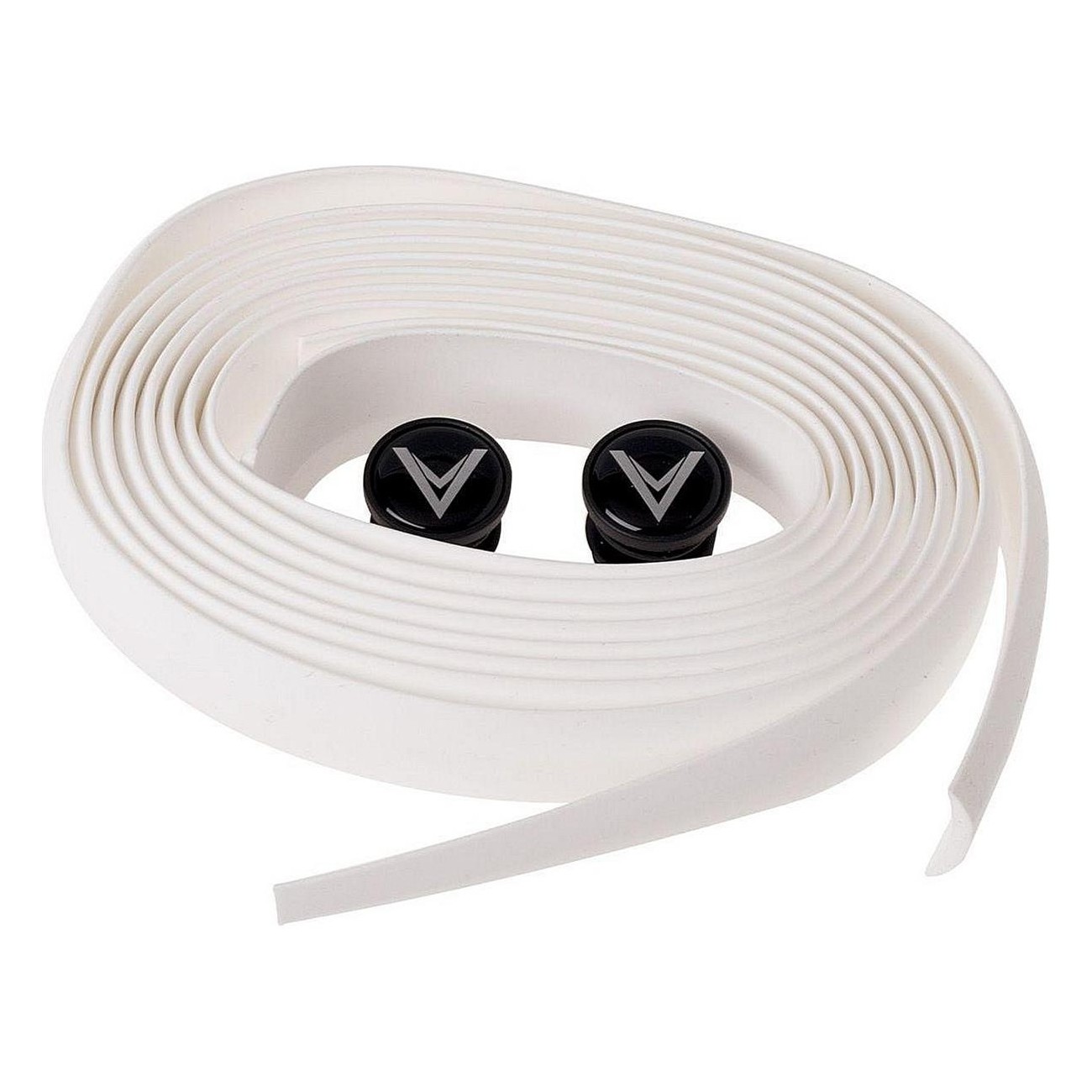 Nastro Manubrio Voxom GB1 Bianco con Presa Antiscivolo in Silicone, Resistente e Completo di Accessori - 1 - Nastri manubrio - 4