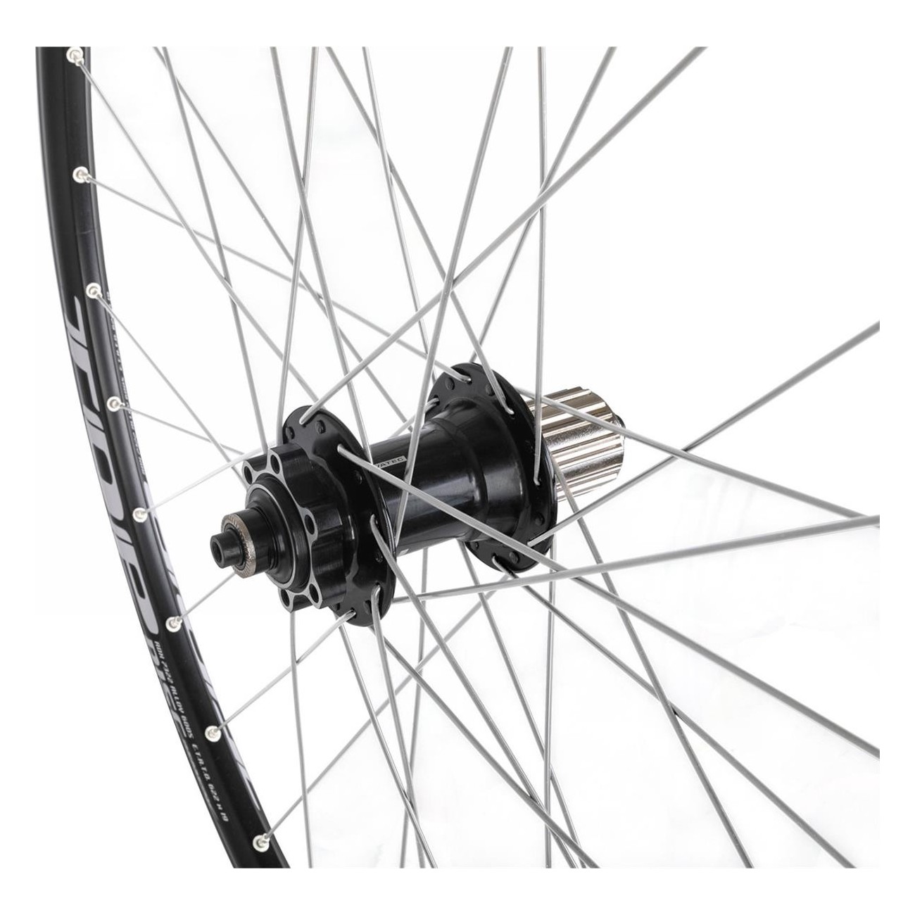 28/29 Inch Rear Wheel, 32 Holes, Black Disc, Compatible with Shimano 8/9/10/11 Speed - 2