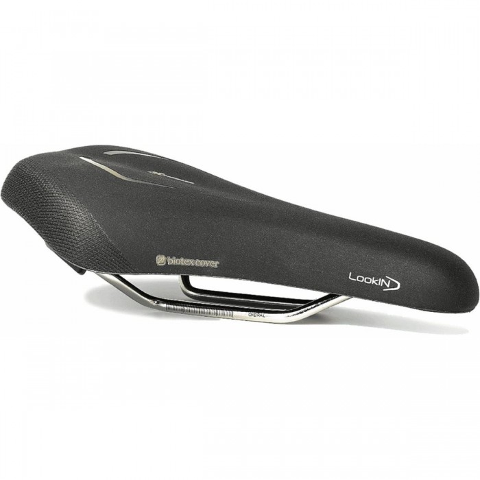 Selle Lookin Evo Moderate Unisex Noir 271x186mm pour Citybike et Trekking - 1