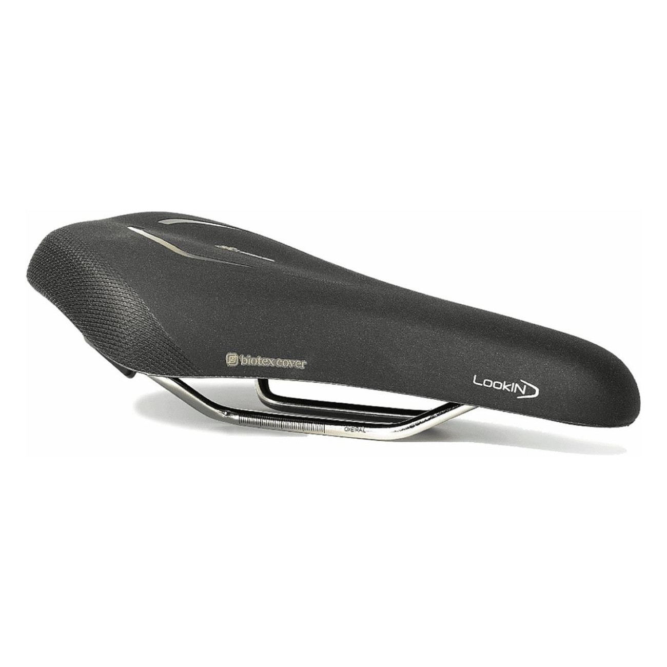 Sella Lookin Evo Moderate Unisex Nero 271x186mm per Citybike e Trekking - Comfort e Sostenibilità - 1 - Selle - 8021890579034