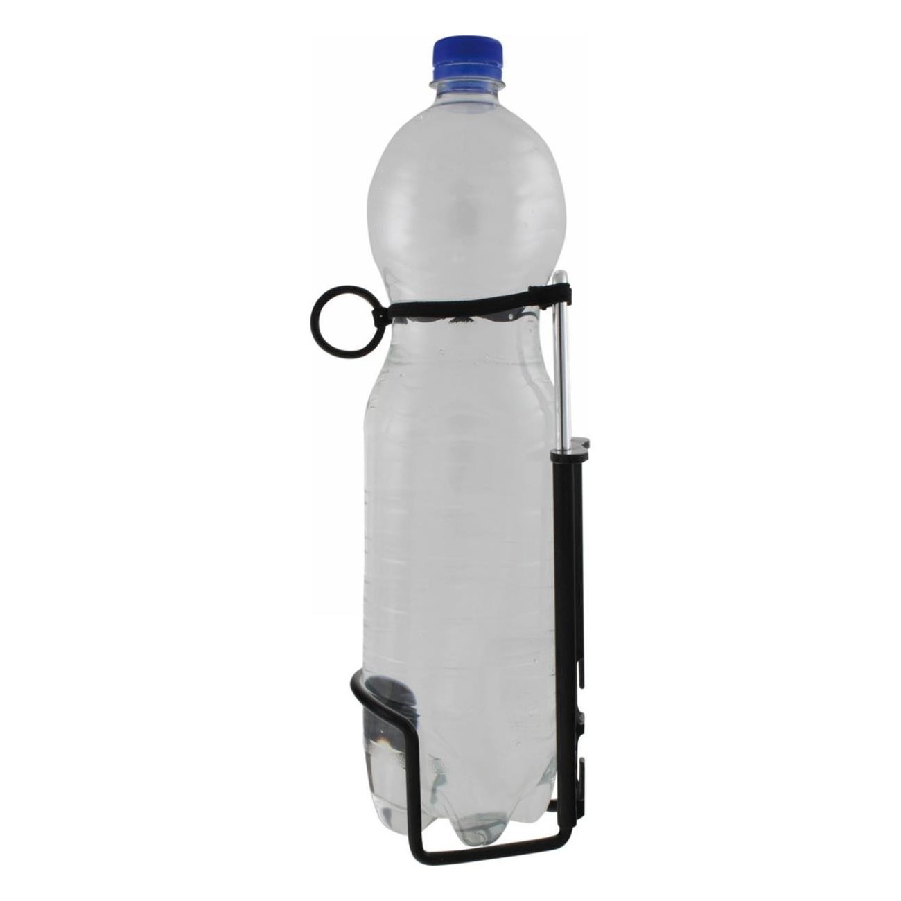 Support de bouteille en aluminium noir/argent pour bouteilles PET 1,5L - 3